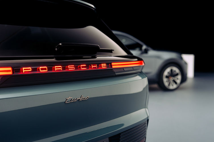 2026 Porsche Cayenne Turbo Electric - rear badge detail
