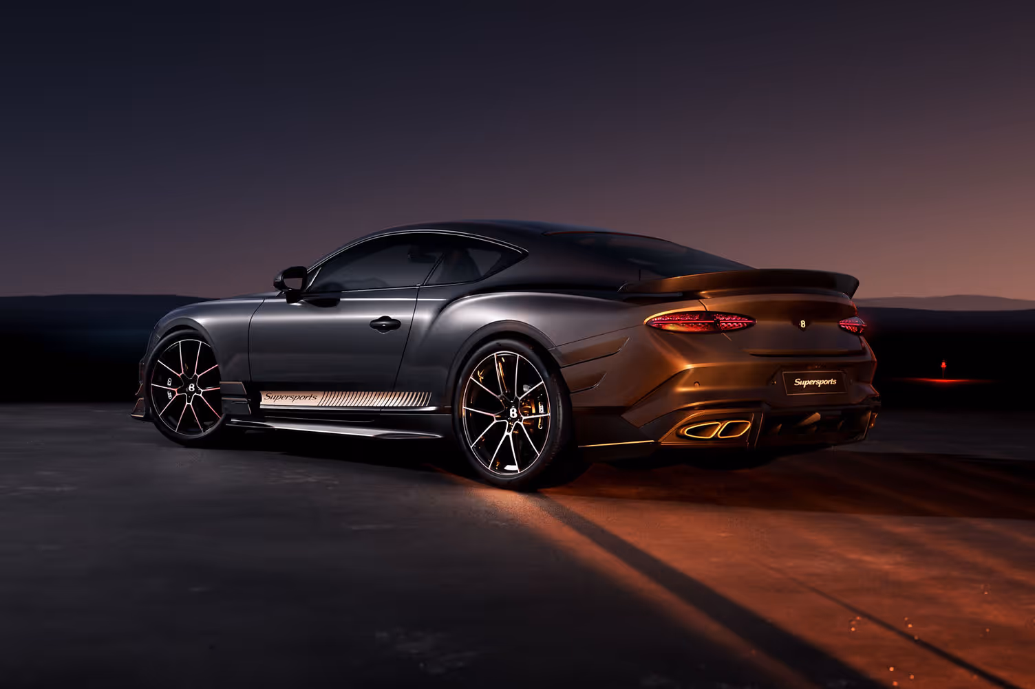 2026 Bentley Continental GT Supersports - rear three quarter exterior shot