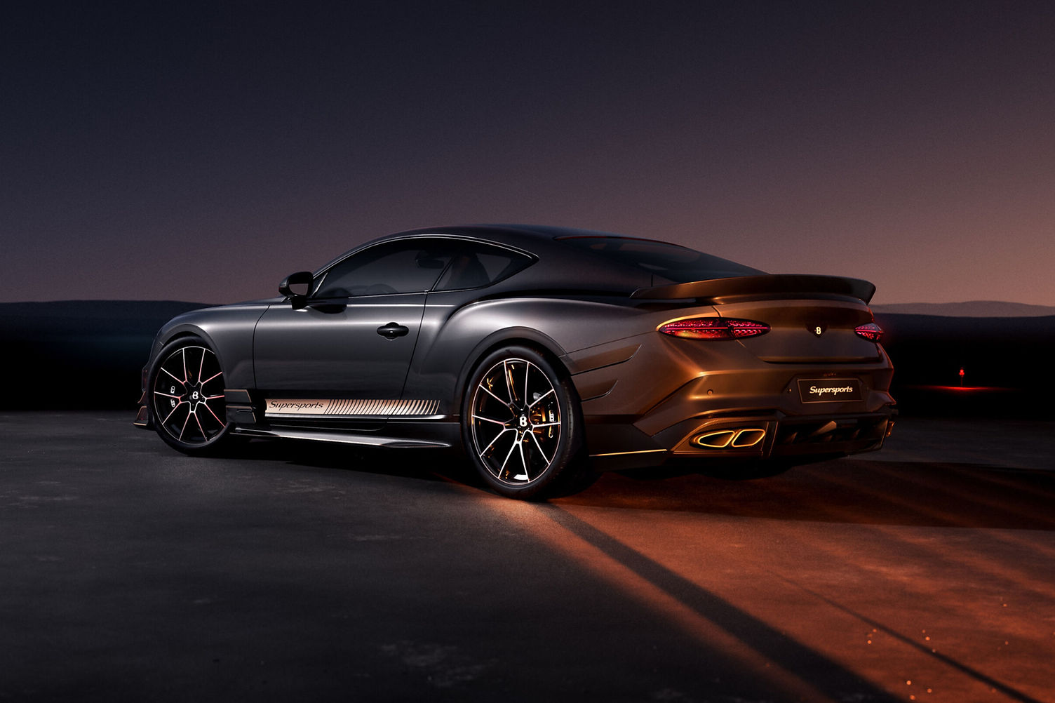 2026 Bentley Continental GT Supersports - rear three quarter exterior shot