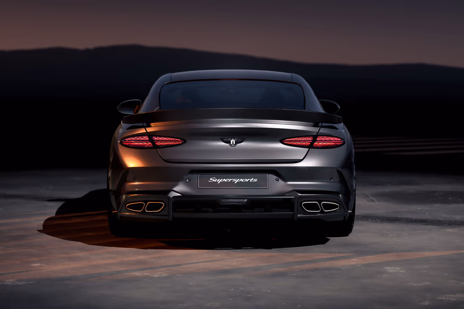 2026 Bentley Continental GT Supersports - rear profile