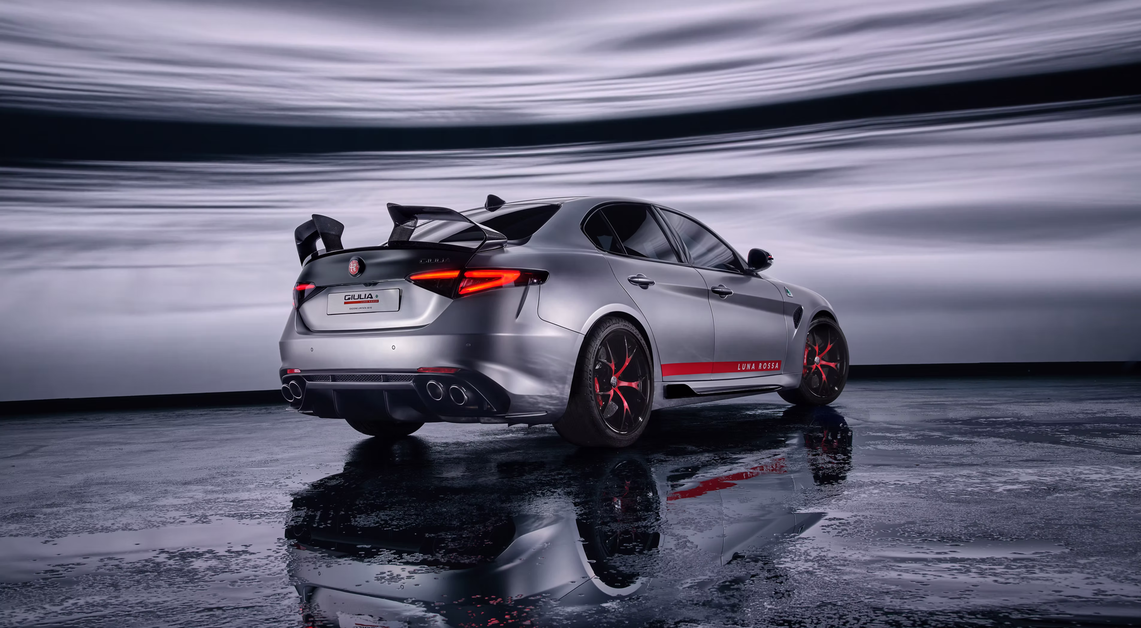 Alfa Romeo Unveils Giulia Quadrifoglio Luna Rossa Limited Edition at Brussels