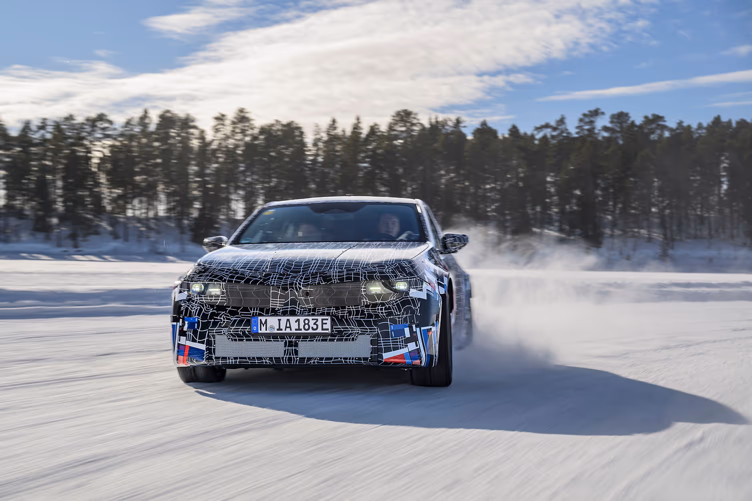 Electric M3 winter testing