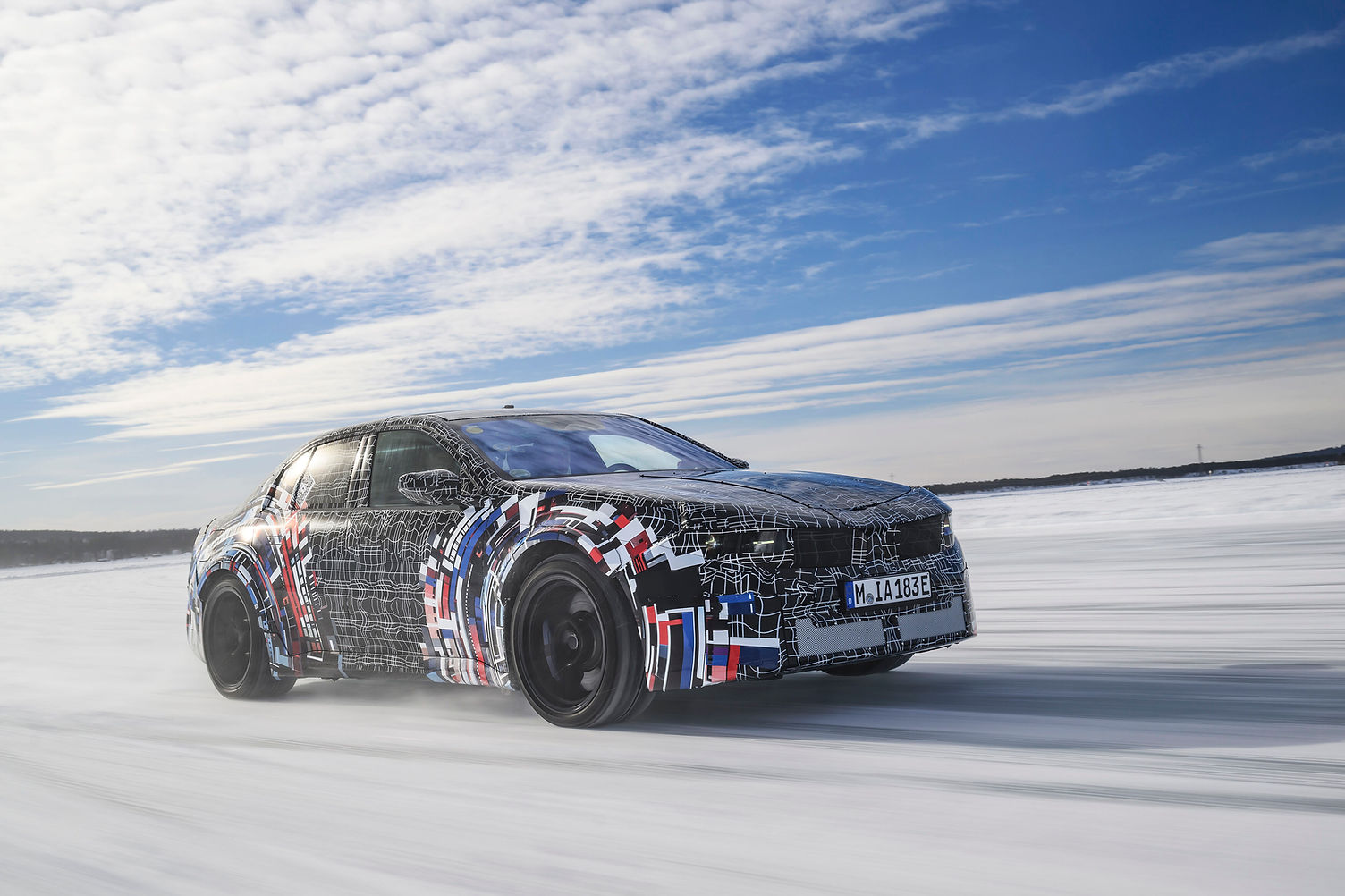 Electric M3 winter testing