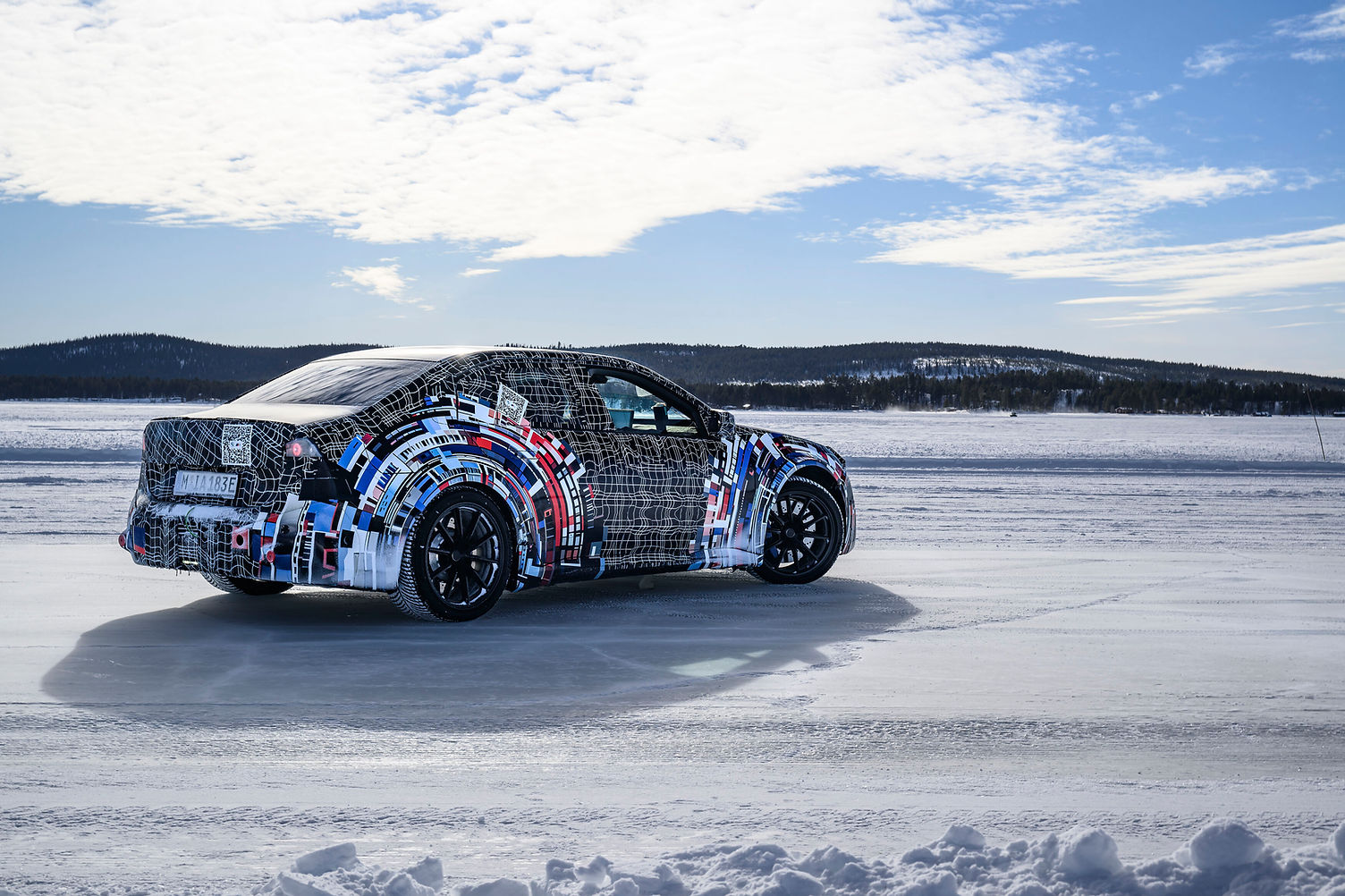 Electric M3 winter testing