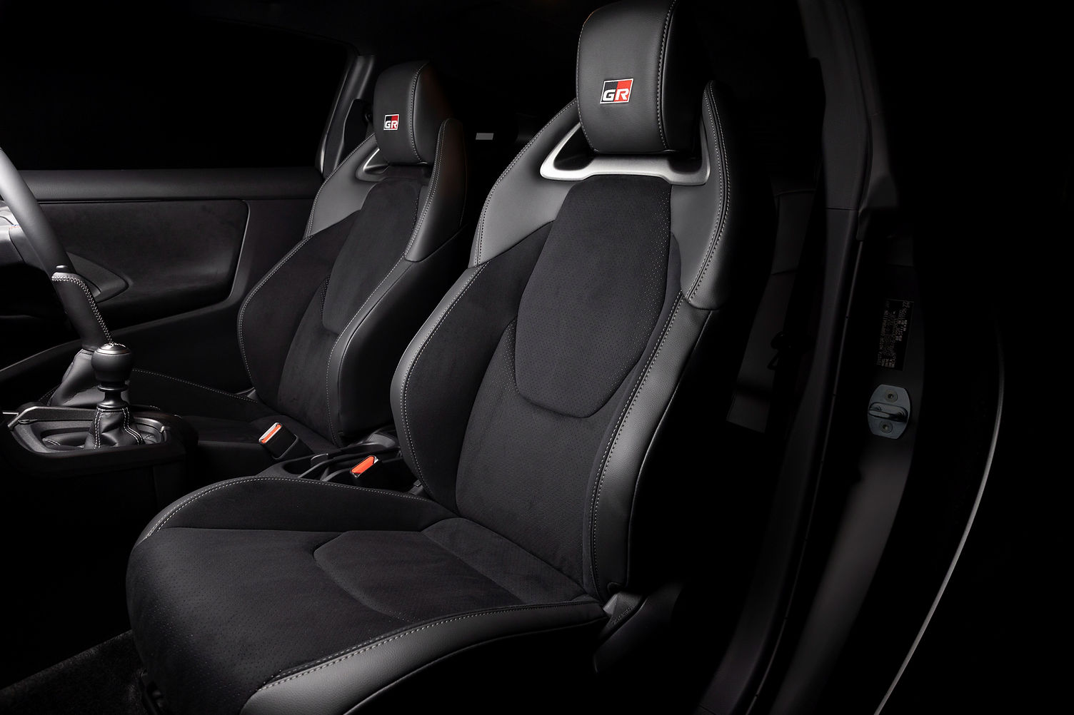 GR Yaris Ogier 9x interior showing sport seats with GR branding