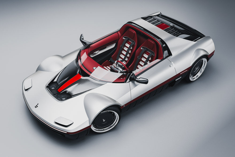 2026 Bertone Runabout Barchetta - front quarter