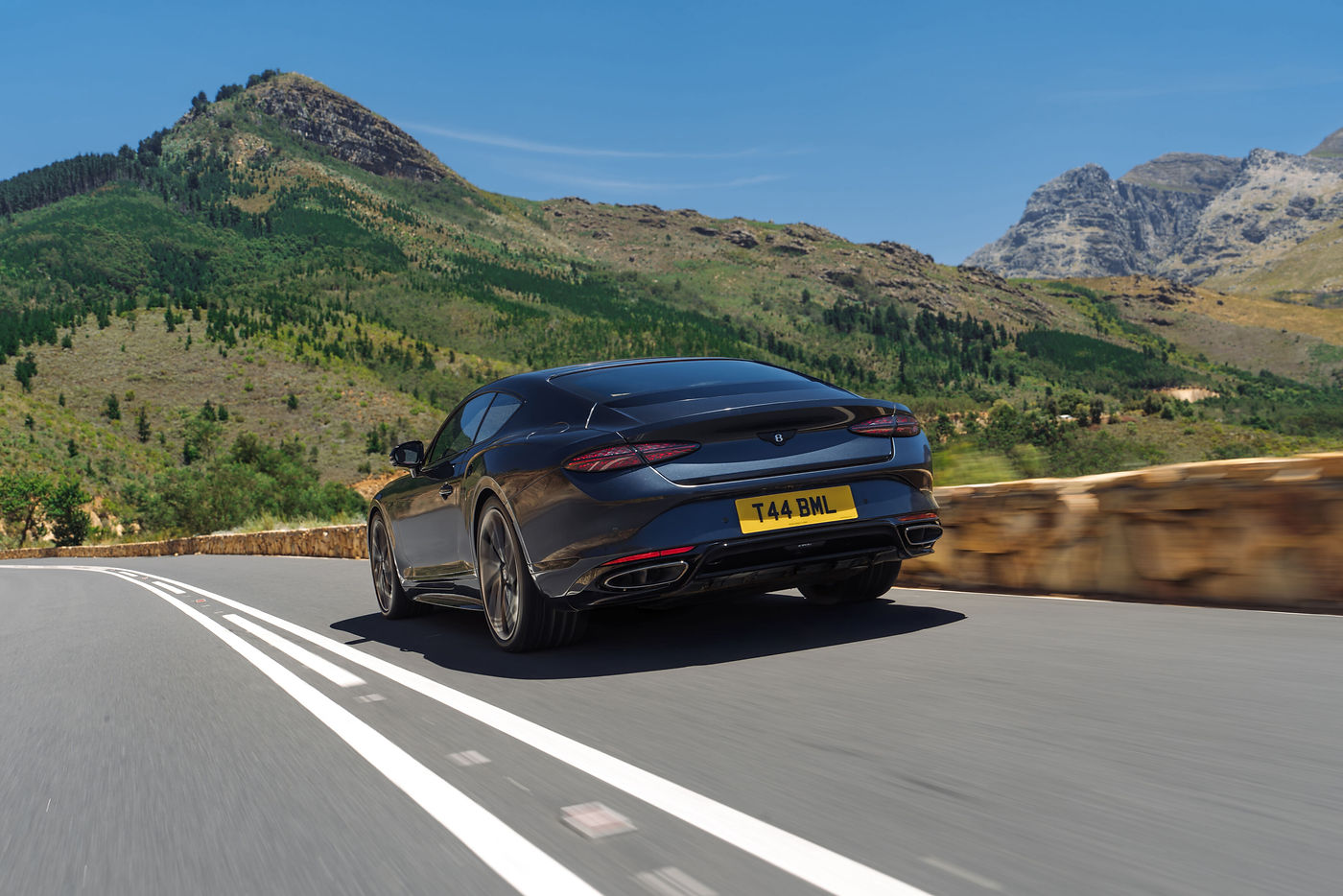 New Continental GT S and GT Convertible S - rear three quarter rolling image