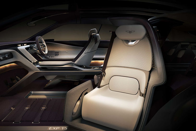 Bentley EXP15 - left passenger seat