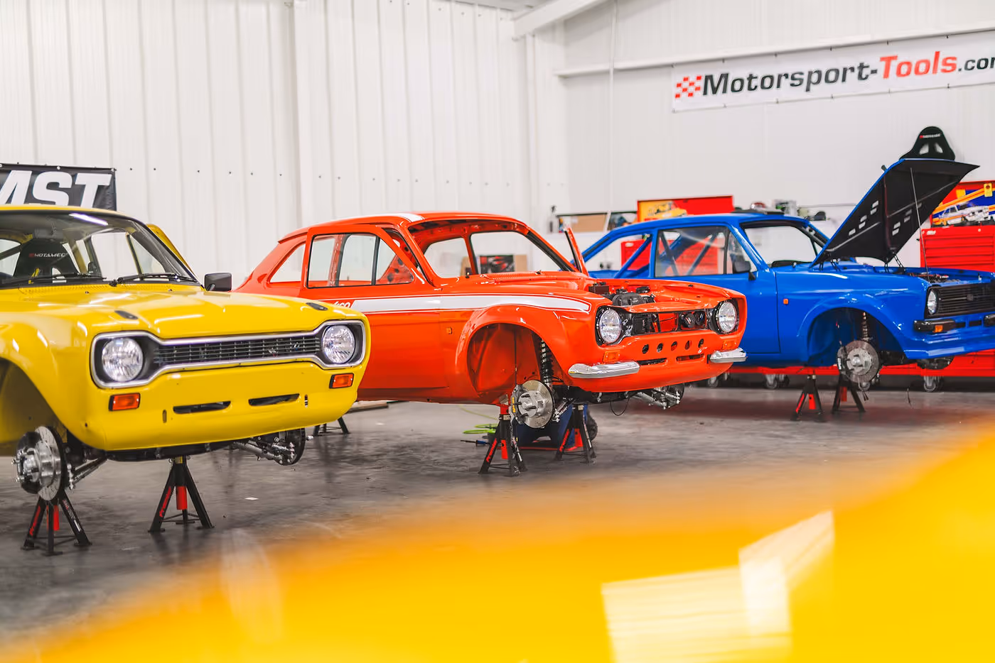 Cue the MST Sports, inspired by the narrow arched AVO and Escort RS road cars of the 1960s and 70s.