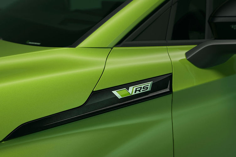 2025 Skoda Elroq vRS badge detail
