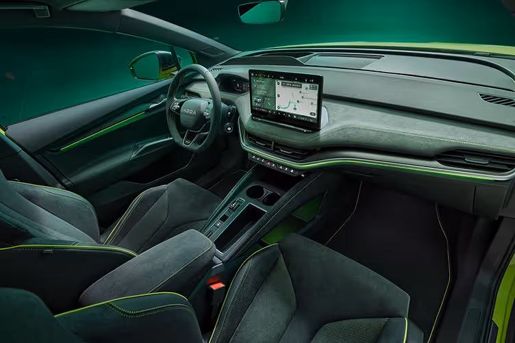 2025 Skoda Elroq vRS interior front