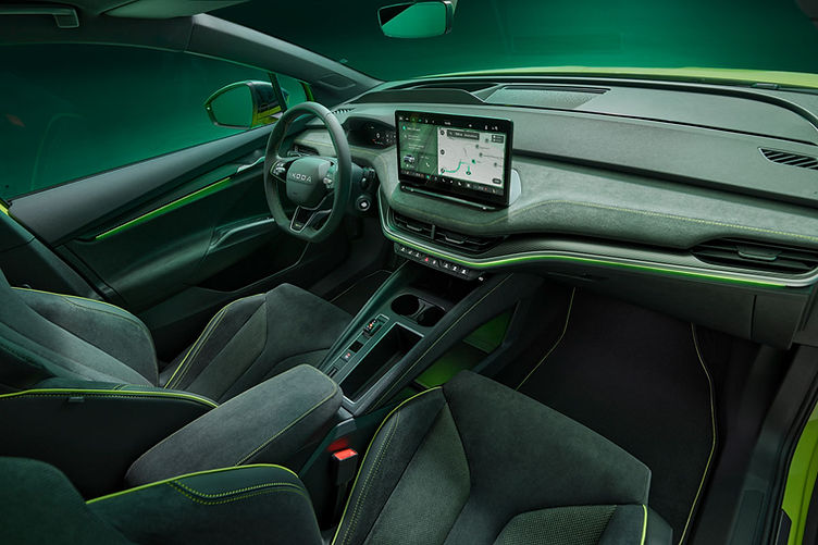 2025 Skoda Elroq vRS interior front