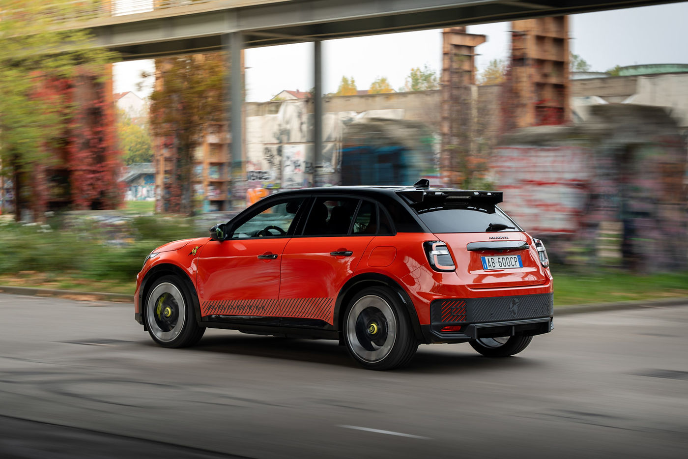 2026 Abarth 600e Competitzione - rear quarter