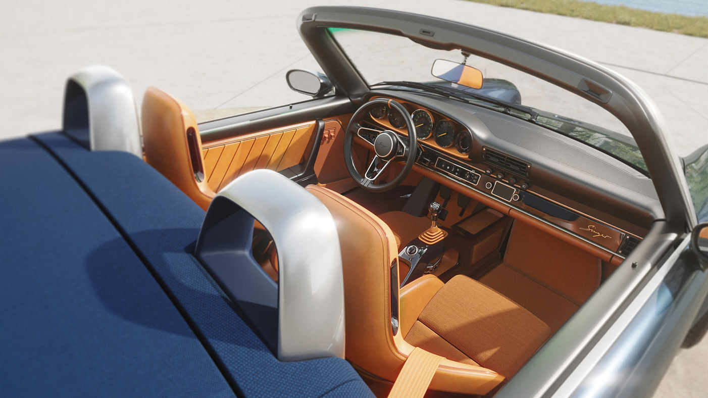 Singer Lops the Lid Off Its Wide-Body 930 Carrera Tribute - interior