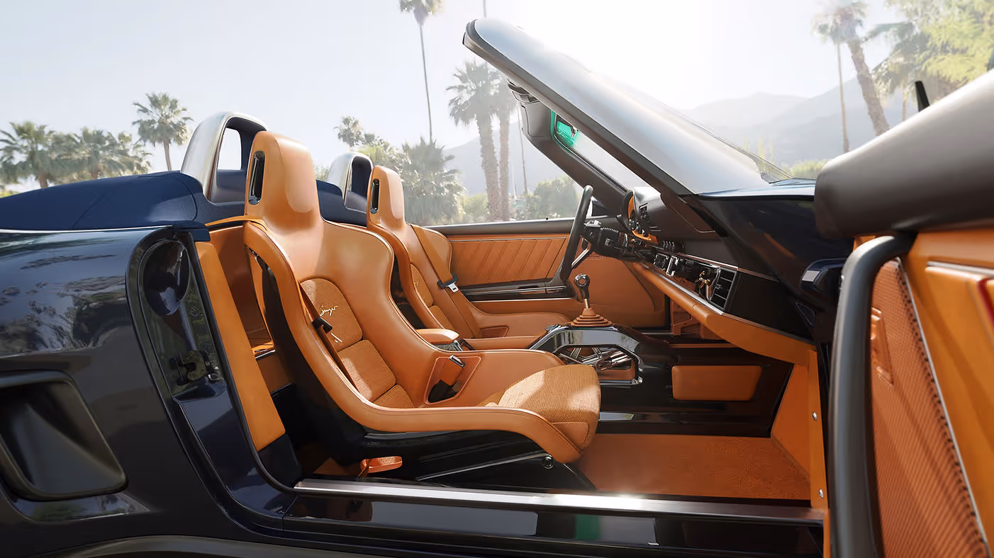 Singer Lops the Lid Off Its Wide-Body 930 Carrera Tribute - interior 2