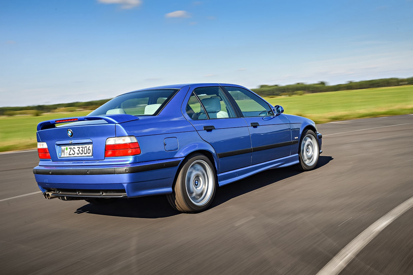 E36 M3 Evo Saloon Estoril Blue