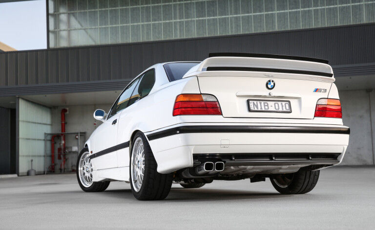 e36 m3 r rear view