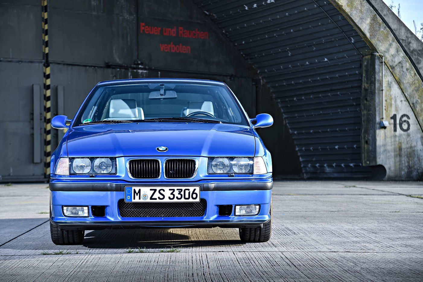 Estoril Blue E36 M3 Evo Saloon