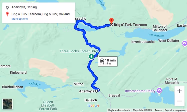 RUSH magazine The Dukes Pass driving route google map