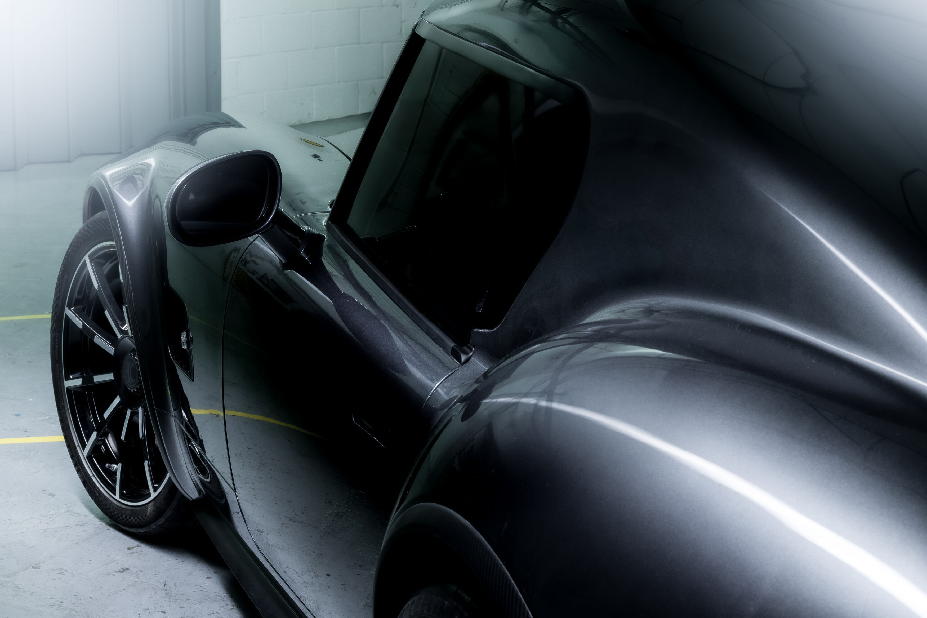 AC Cobra GT Coupe rear haunches and bodywork detail image