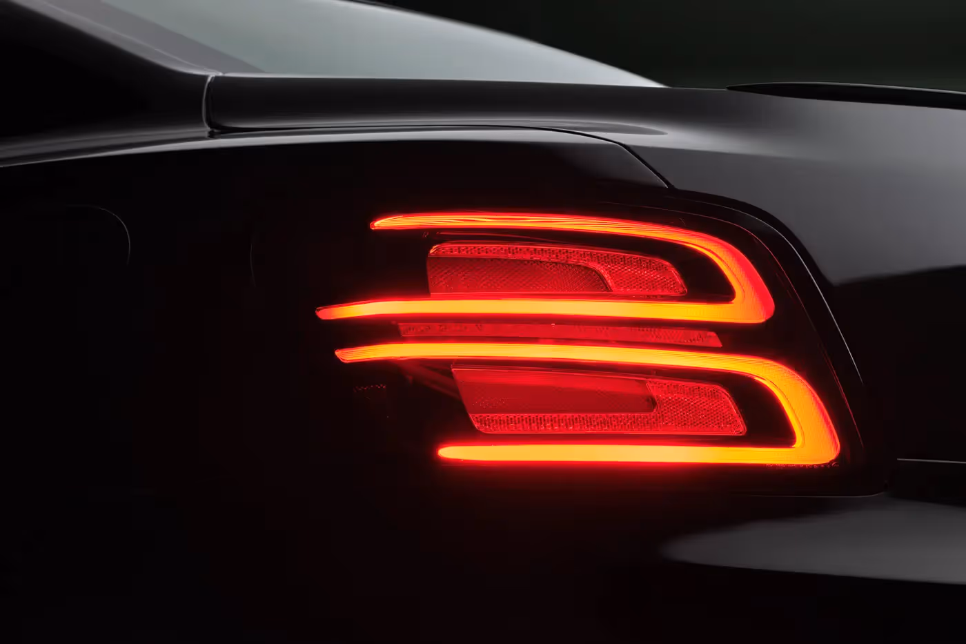 2026 Bentley Flying Spur S rear lamp detail showing updated LED graphic