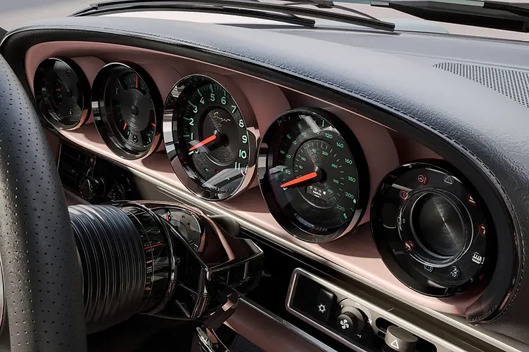 Singer's New Naturally Aspirated 911 Pays Tribute to the Wide-Body Carrera - interior shot