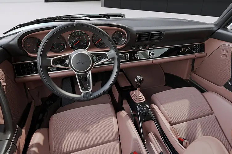 Singer's New Naturally Aspirated 911 Pays Tribute to the Wide-Body Carrera - interior shot