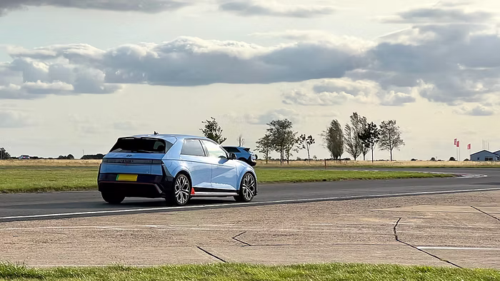 On Track in the Hyundai Ioniq 5 N - Bedford Autodrome