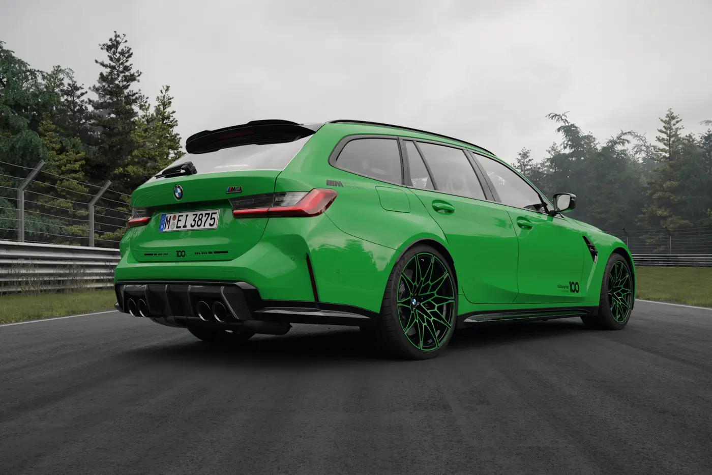 BMW M3 Touring 100 Jahre Nürburgring Edition green