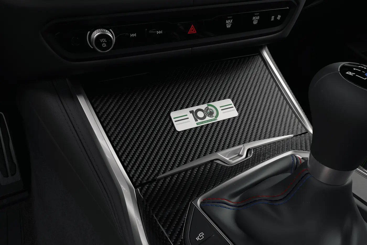 BMW M2 100 Jahre Nürburgring Edition centre console plaque