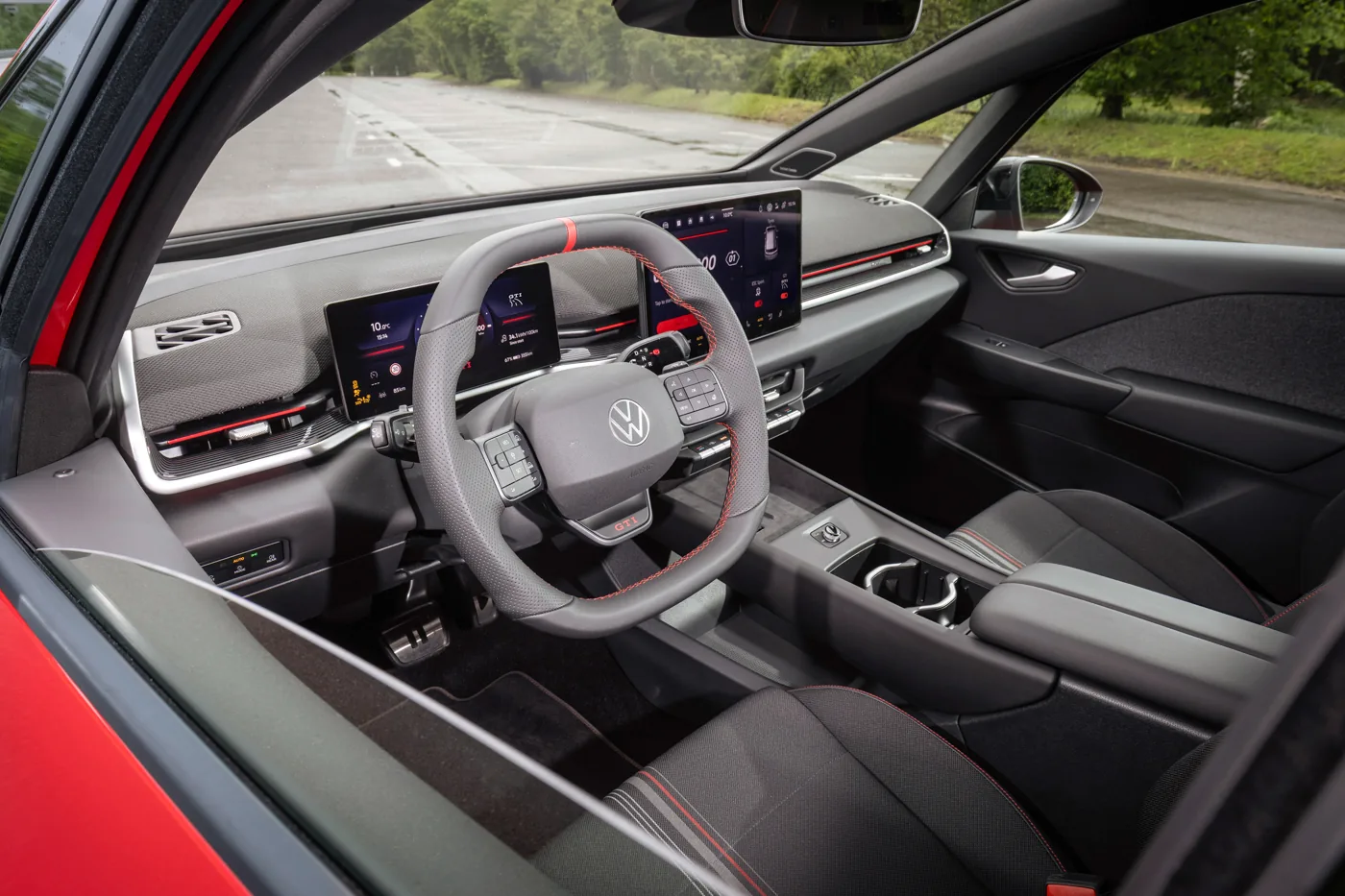 VW ID.3 GTI Tornado Red - interior and dashboard