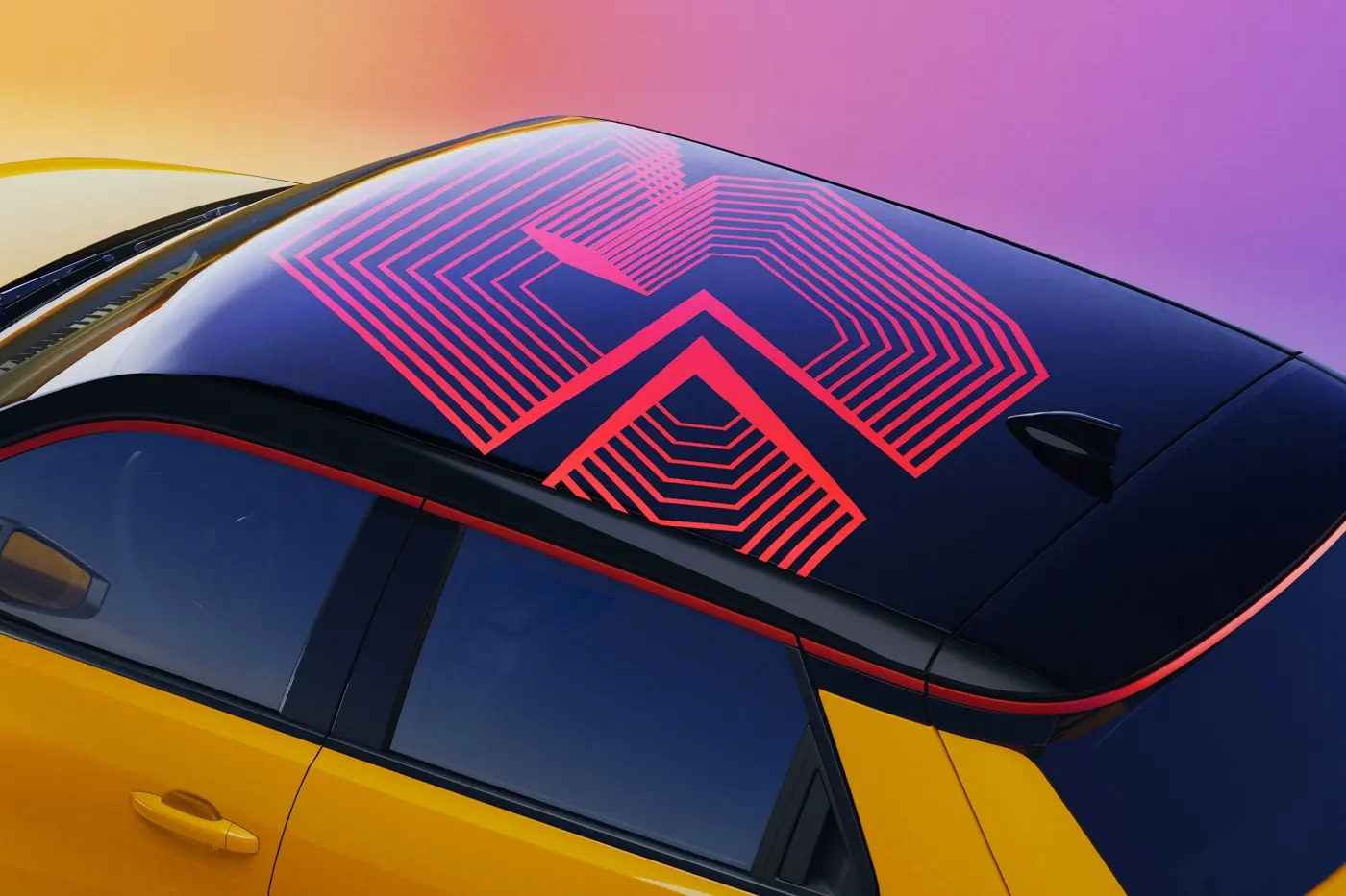 2027 Renault 5 E-Tech electric – roof decal