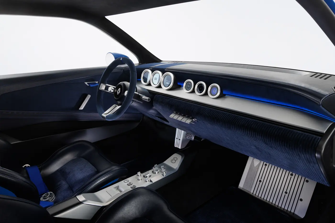 2026 Renault 8 Gordini Concept electric coupé – official press image interior