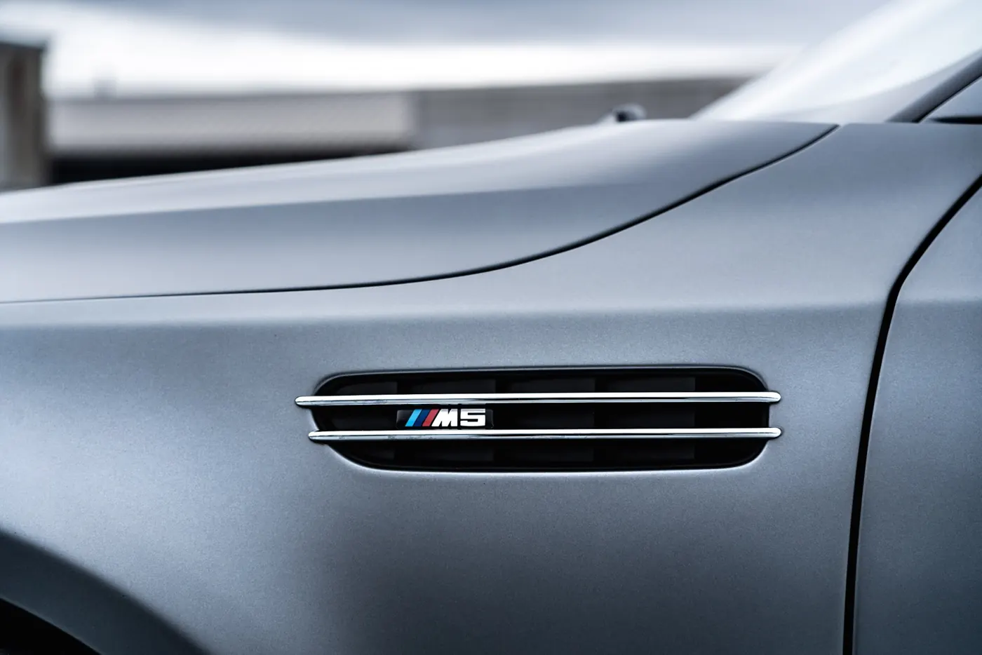 E60 M5's Side gills are a throwback to the original 3.0 CSL and separate the M5 from the regular five series