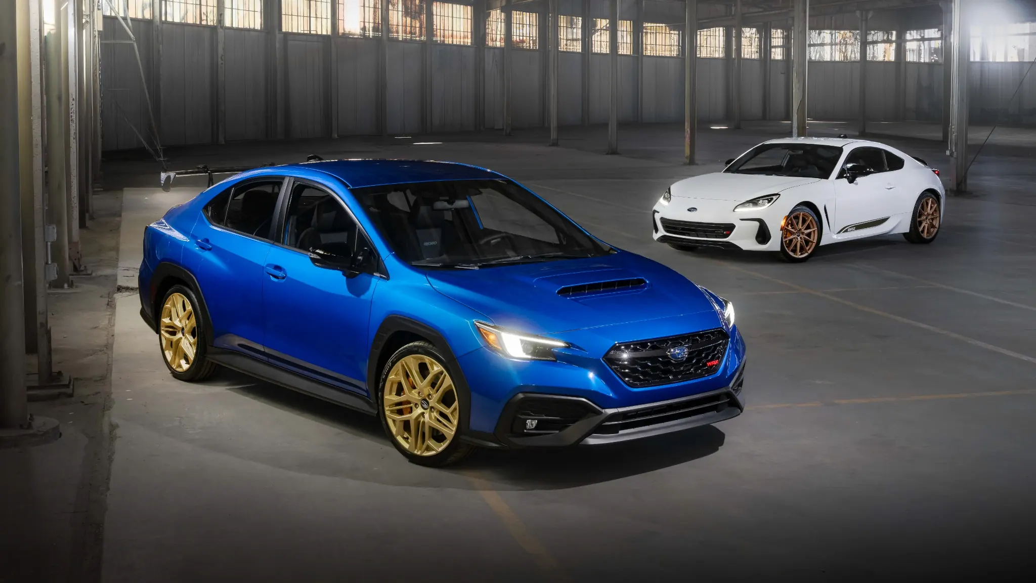 Subaru WRX GD25 Goes Blue and Gold With Legit Rally Wing