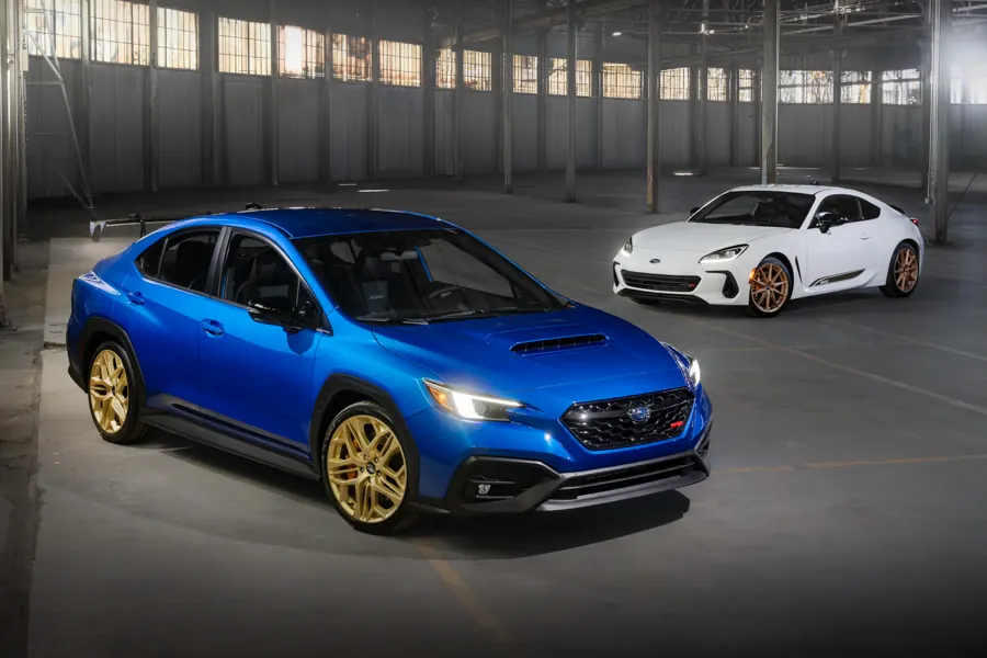 Subaru WRX GD25 Goes Blue and Gold With Legit Rally Wing