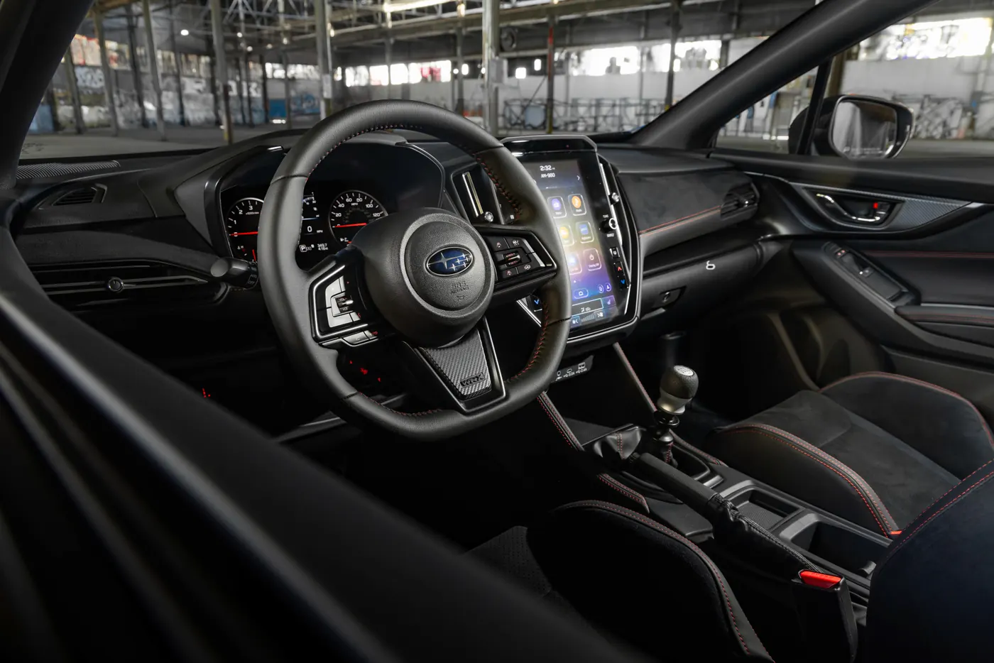 Subaru WRX GD25 interior dashboard