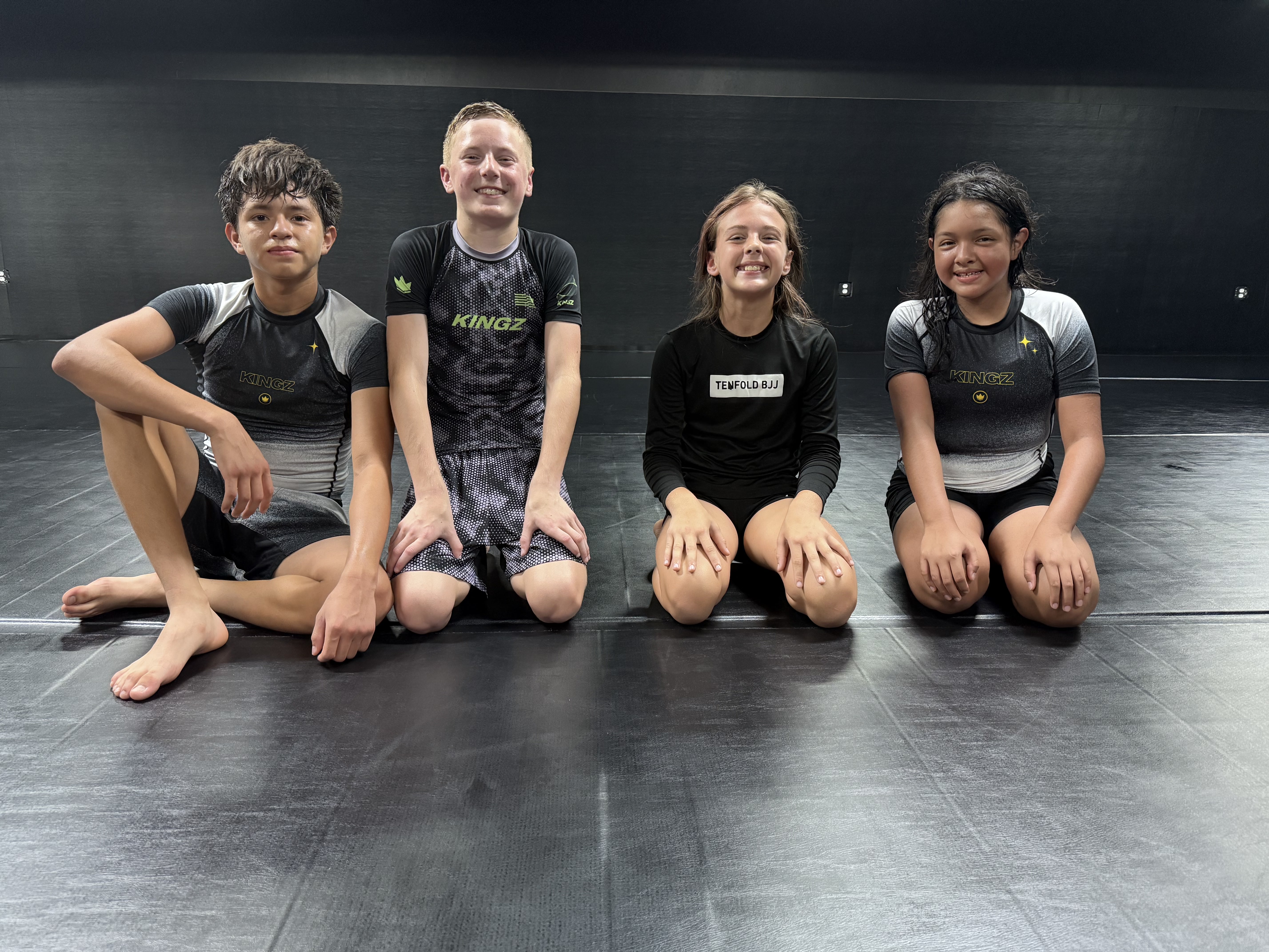 Kids learning Brazilian Jiu-Jitsu at Ann Arbor BJJ