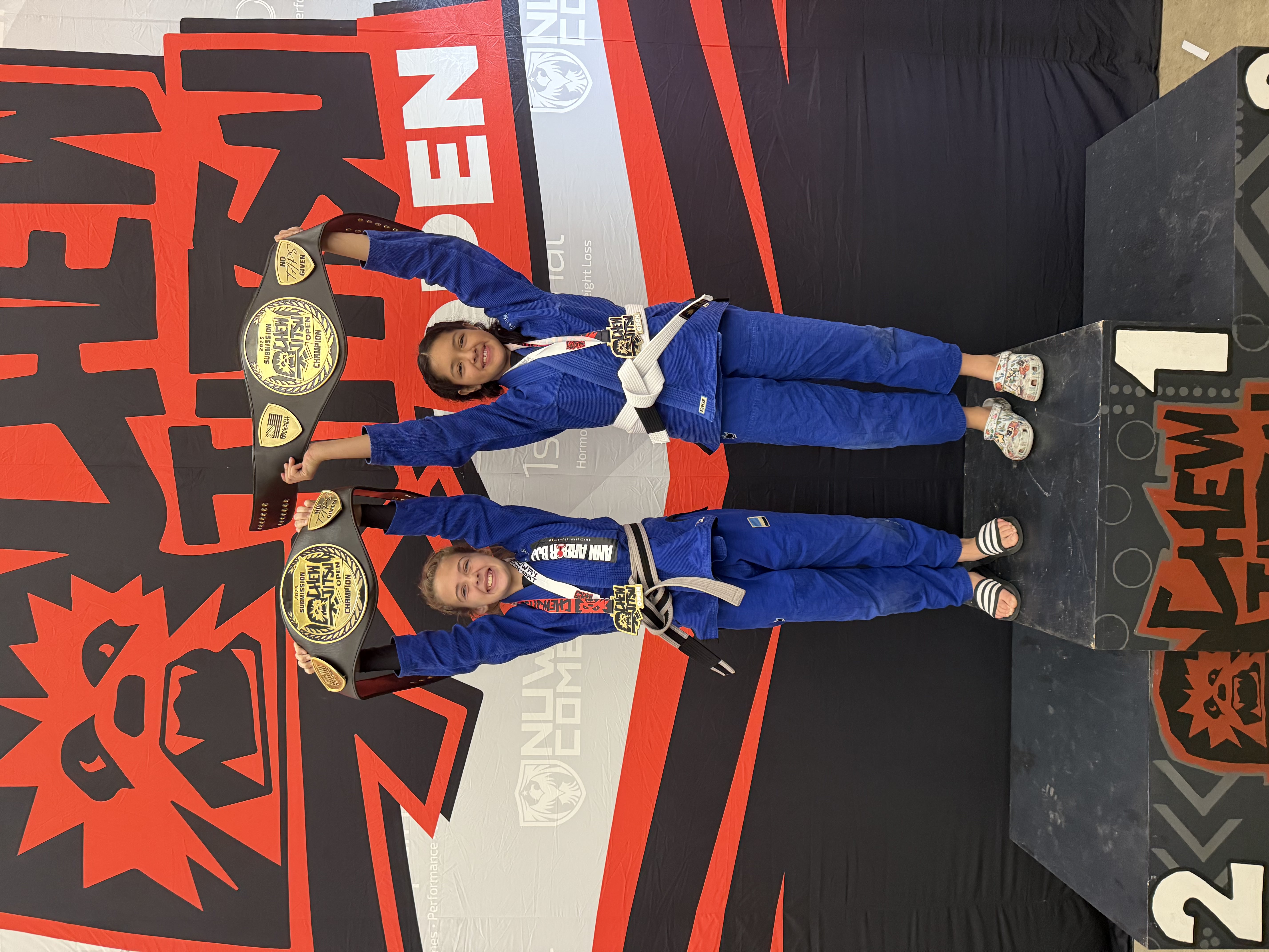 Youth BJJ training at Ann Arbor BJJ