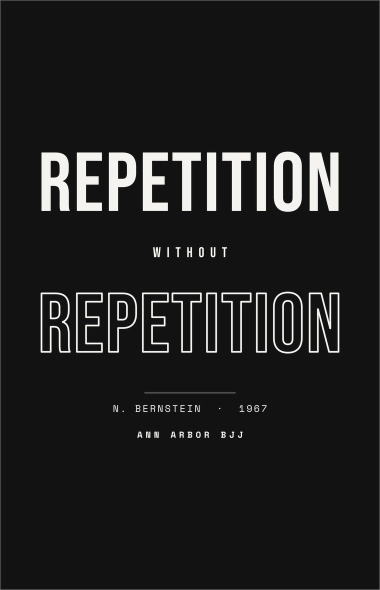 Repetition Without Repetition design — dark colorway
