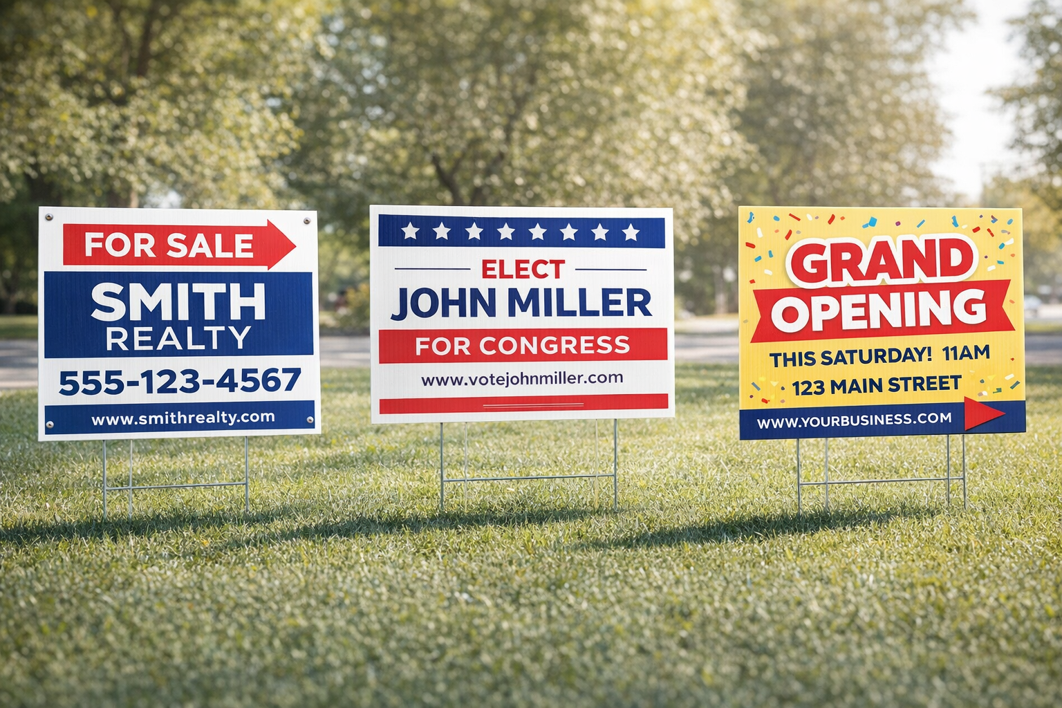 Custom yard signs Fort Myers