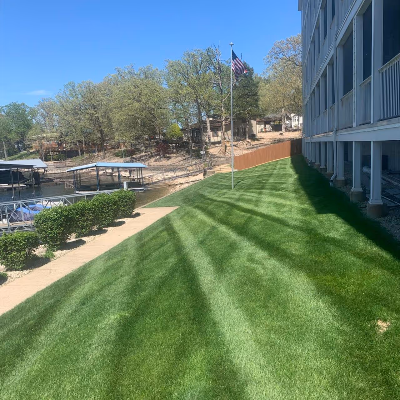 professional lawn care service by Landmark Lawncare in Lake of the Ozarks Missouri