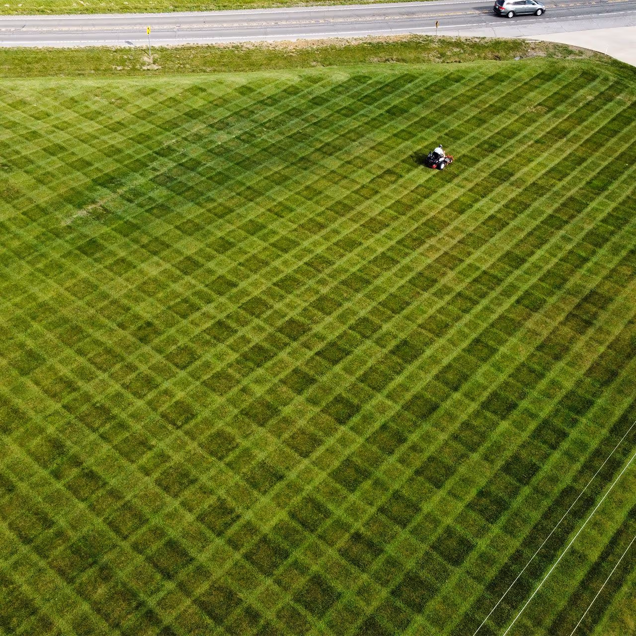 professional lawn mowing service by Landmark Lawncare in Lake of the Ozarks Missouri