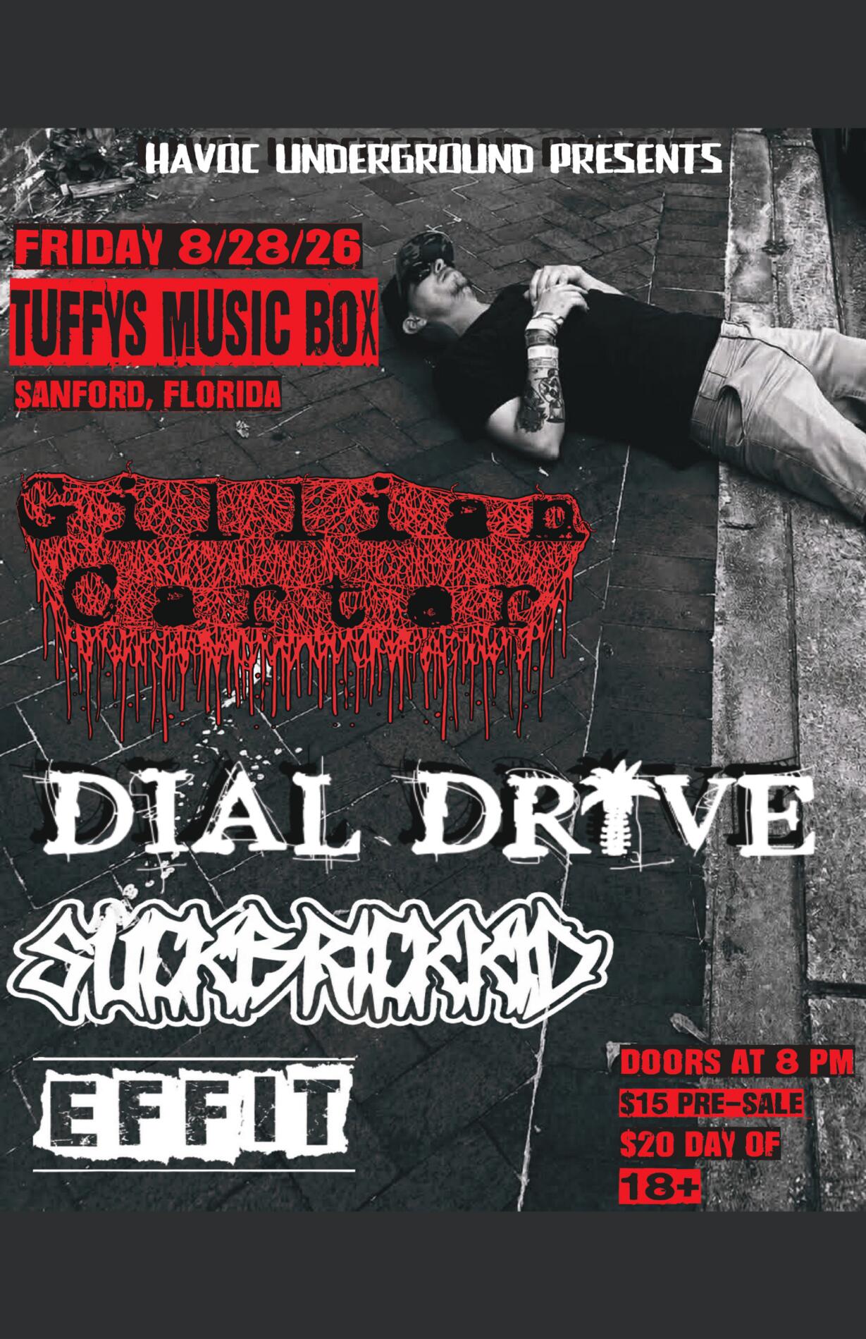 Gillian Carter, Dial Drive, Suck Brick Kid, and Effit