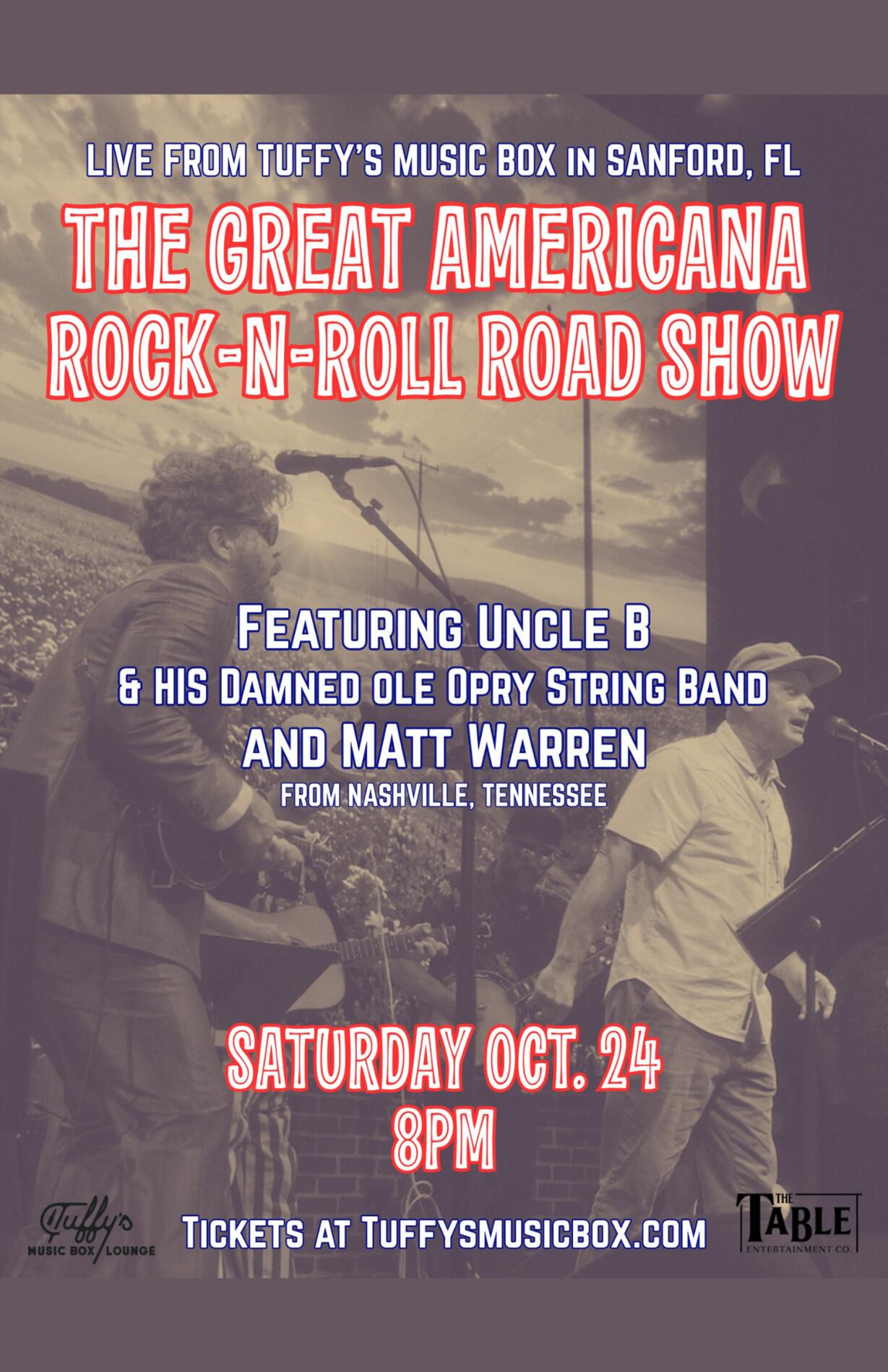 The Great Americana Rock N Roll Road Show