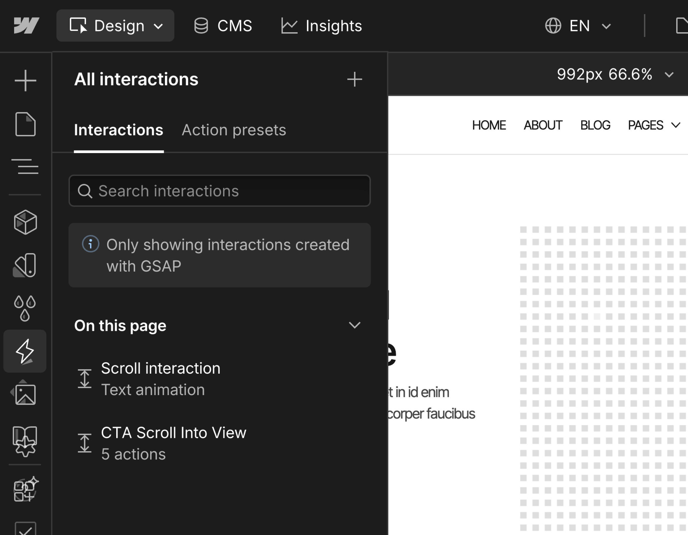 GSAP Webflow Animations - Quantum Webflow Template