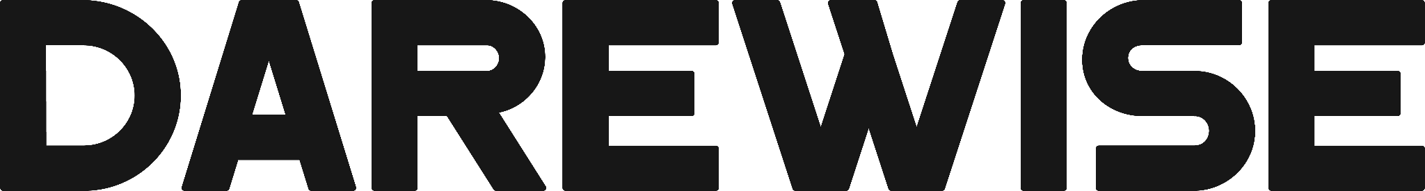 Black bold text spelling 'DAREWISE' in all capital letters.