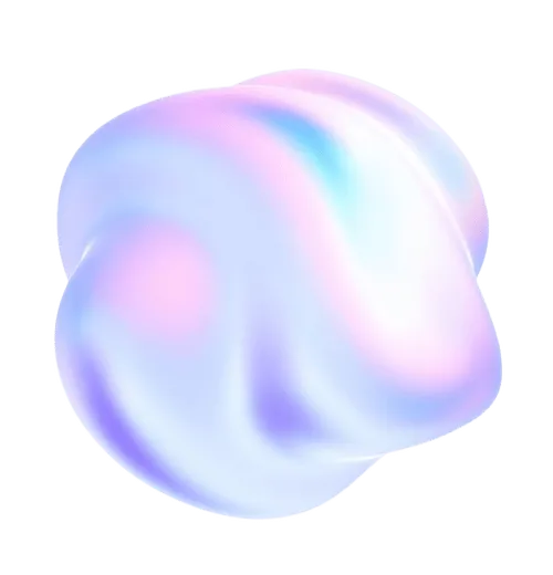 Abstract, colorful blob representing AI technology and innovation for document management solutions.