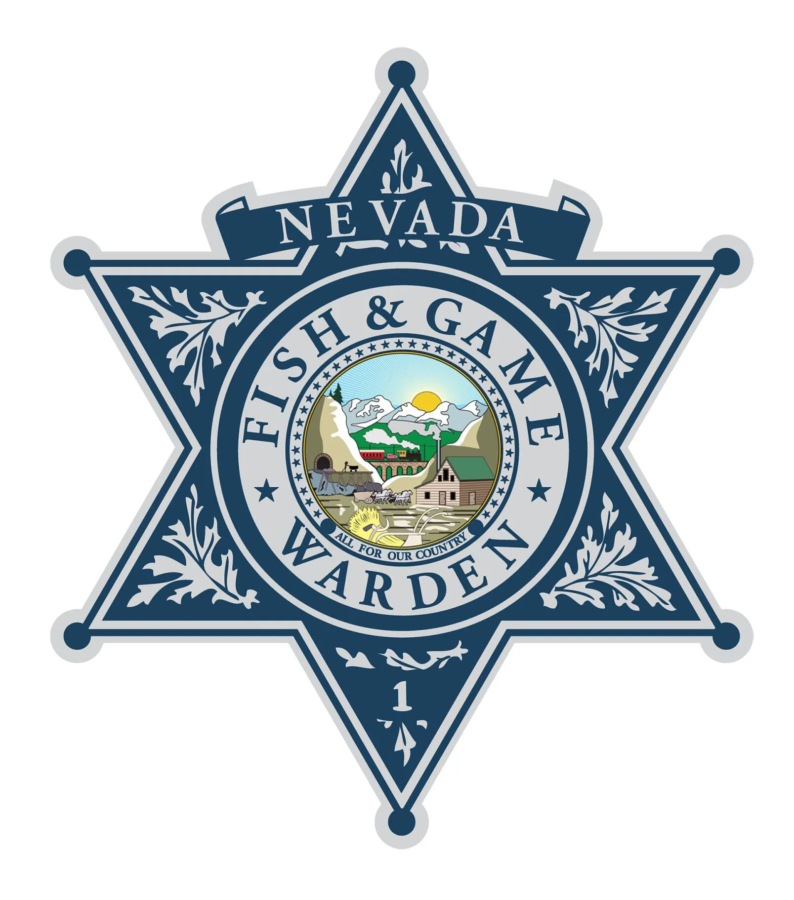 NV Fish & Game Warden badge