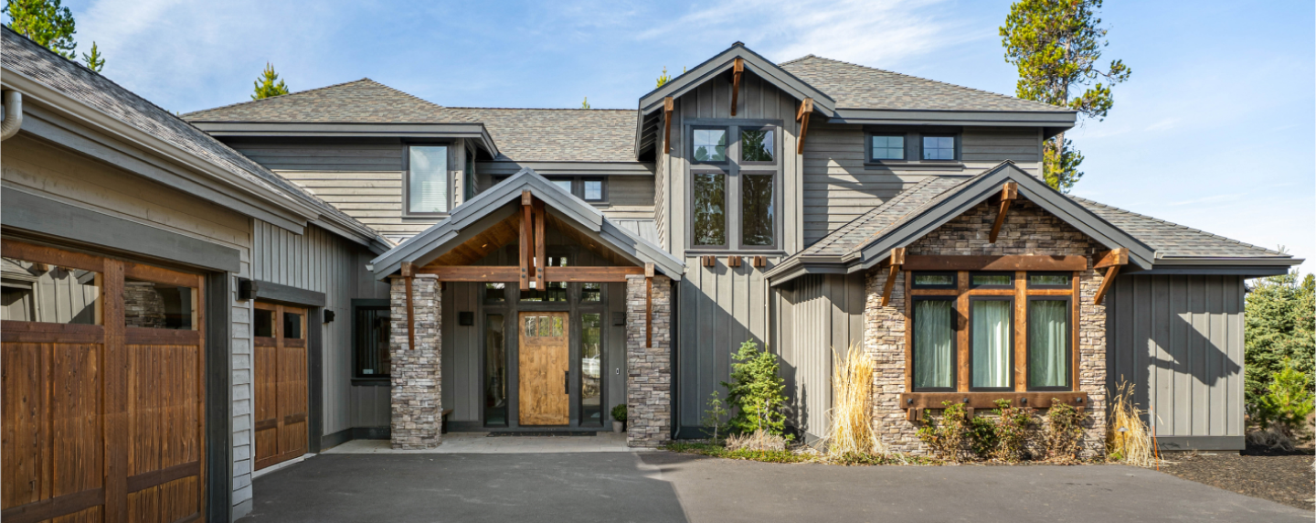 A custom home built by Olsen Brother Construction
